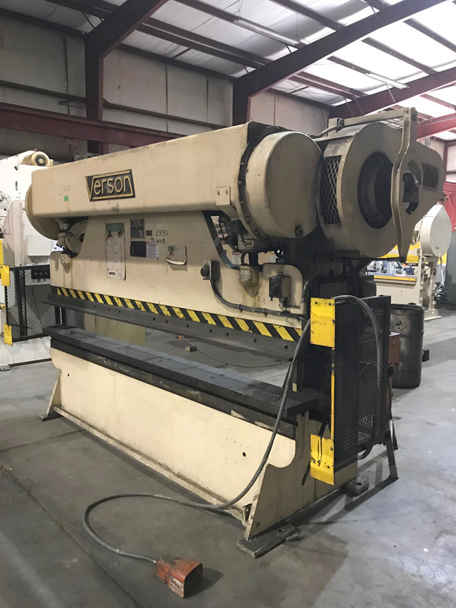 VERSON 50 Ton x 10 foot Press Brakes | Machine Tools South